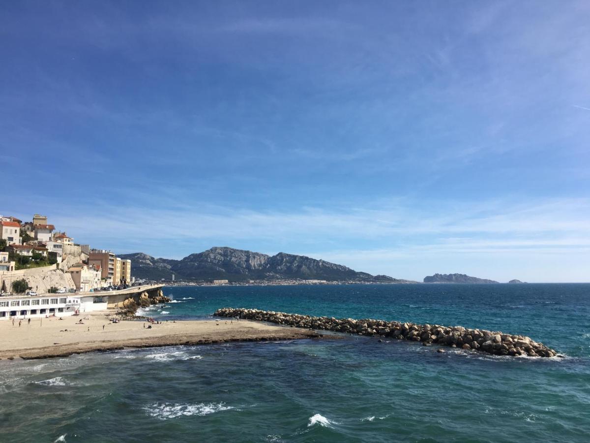 T2 Equipe Au Calme + Terrasse A 1 Km De La Mer Marselha Exterior foto
